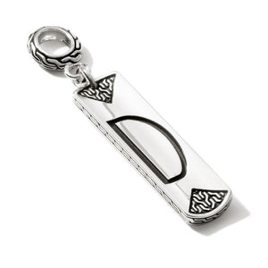 John Hardy Sterling Silver Initial "D" Amulet HB900870
