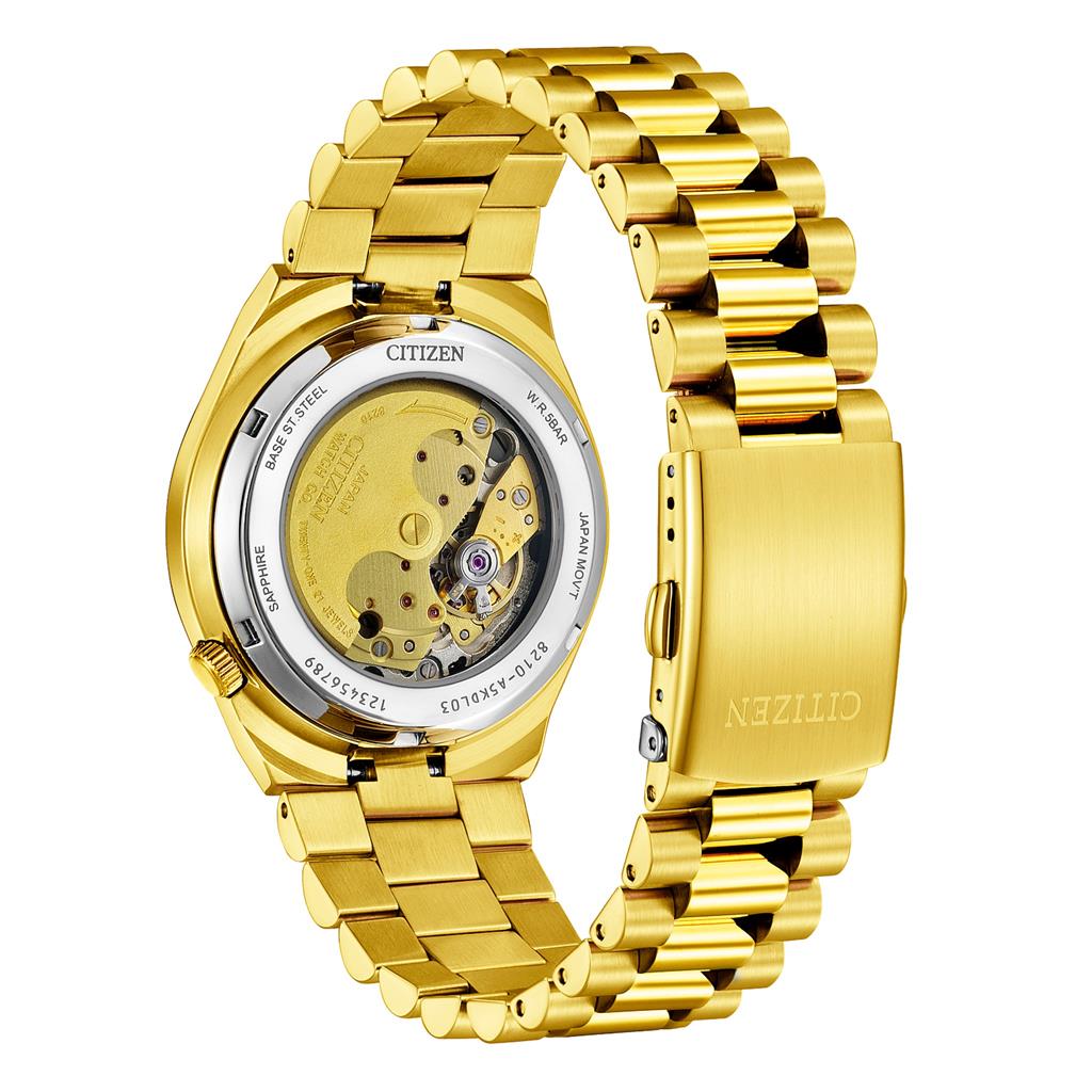 Citizen Gents Gold Tone Stainless Steel "Tsuyosa" Automatic Watch NJ0152-51X
