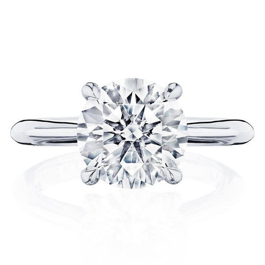 Tacori Platinum Founders Royal T Engagement Ring HT 2671 RD 8.5