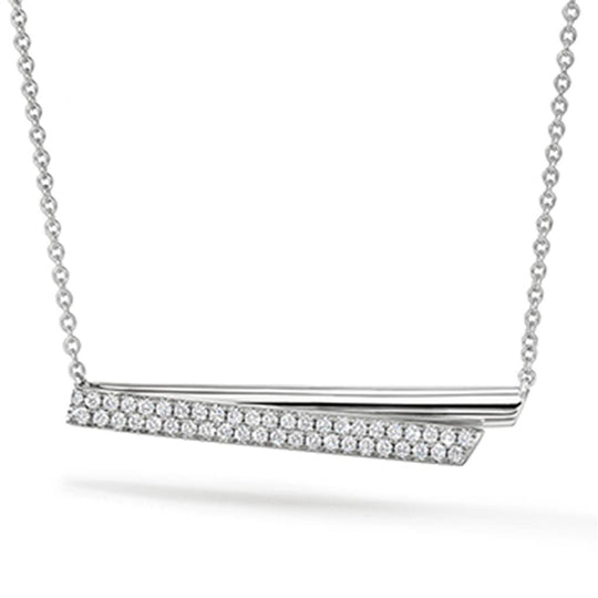 Hearts On Fire 18K White Gold Inside Out Diamond Flip Pendant UU2992W