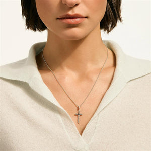 John Hardy Sterling Silver Cross Pendant Necklace NB989377X16-18
