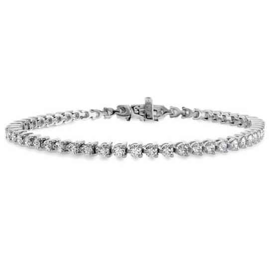 Hearts on Fire 18K White Gold Temptation Diamond Bracelet HBPSEL3358W-41