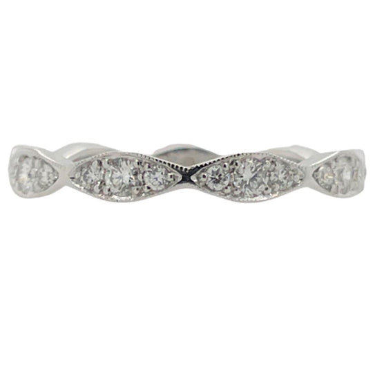 Platinum Alternating Diamond Eternity Band AD1287P