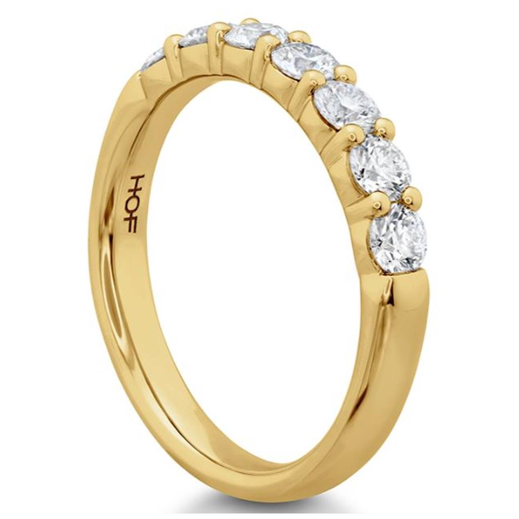 Hearts On Fire 18K Yellow Gold 7 Stone Diamond Band UU27288YGHV0456500