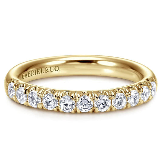 Gabriel & Co 14K Yellow Gold Diamond Band AN6072Y44JJ