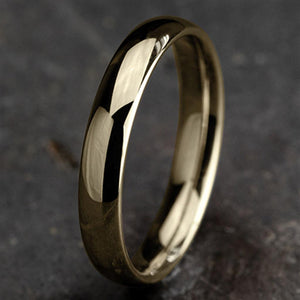 Benchmark 14K Yellow Gold 4mm Comfort Fit Band LCF14014KY10