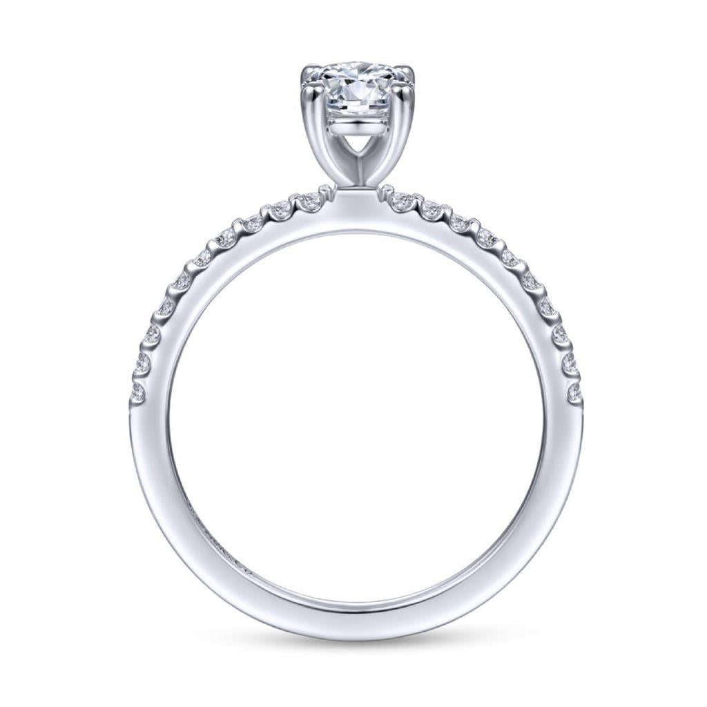 Gabriel 14KW Diamond Ring Mounting ER14918R3W44JJ