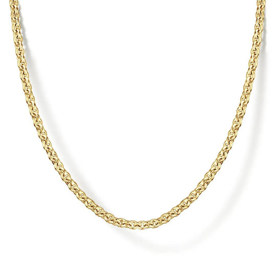 Gabriel & Co 14K Yellow Gold Link Chain Necklace NK7127-24Y4JJJ