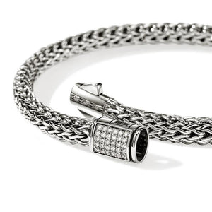 John Hardy Sterling Silver Icon Diamond Bracelet BUP9900962DIXUM