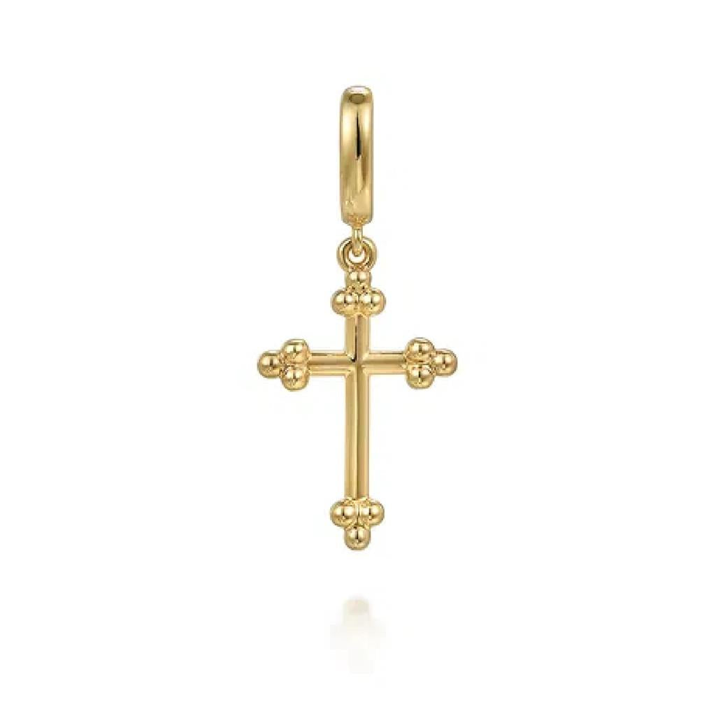 Gabriel & Co 14K Yellow Gold Bujukan Cross Pendant PT7577Y4JJJ