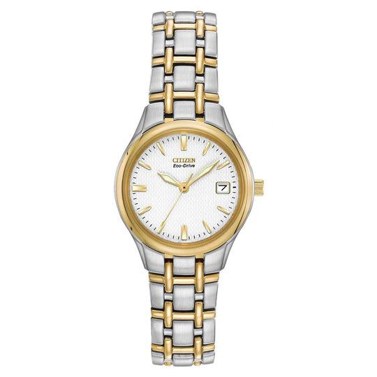 Citizen Ladies' Two-Tone Stainless Steel Corso Eco Drive Watch EW1264-50A