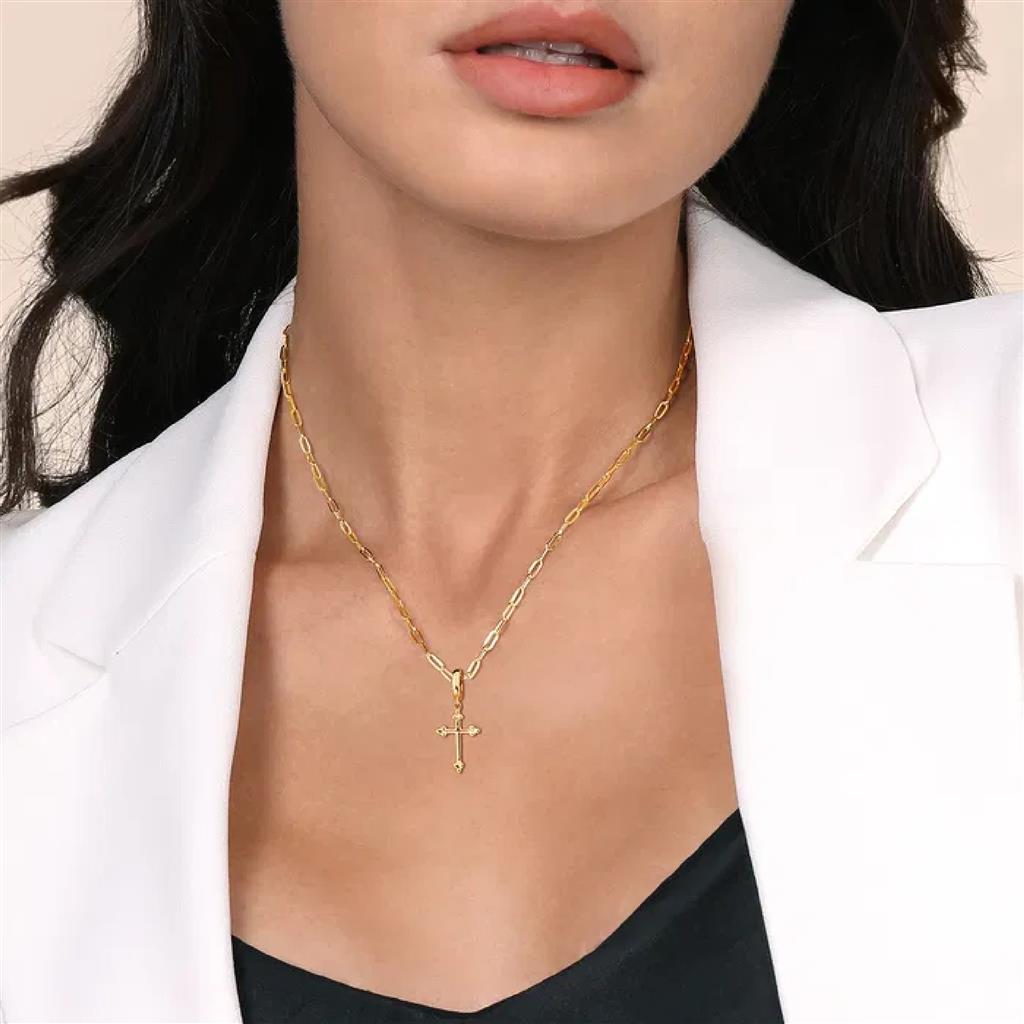 Gabriel & Co 14K Yellow Gold Bujukan Cross Pendant PT7577Y4JJJ