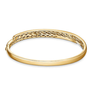Hearts On Fire 18K Yellow Gold Vela Crossover Diamond Bangle UU26448YGHV1155648