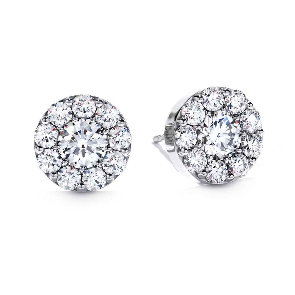 Hearts On Fire 18KW Fulfillment Diamond Earrings FES00508W