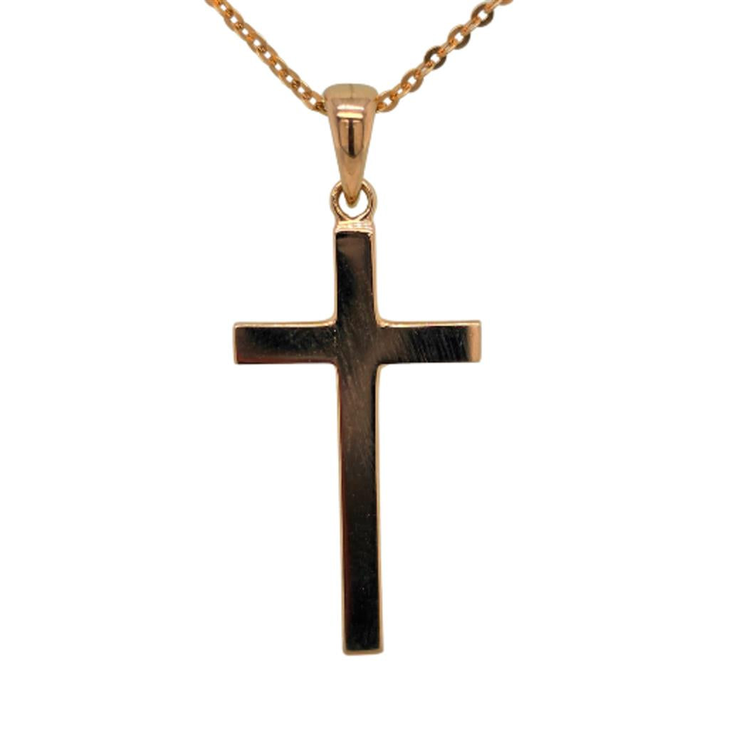 14K Yellow Gold Cross Pendant 91209