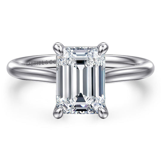 Gabriel & Co 14K White Gold Solitaire Engagement Ring ER16355E8W4JJJ