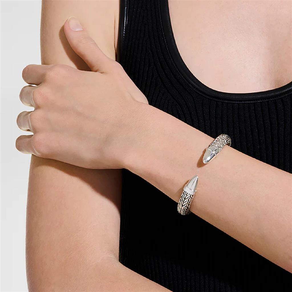 John Hardy Sterling Silver Spear 50 Flex Cuff Bracelet CB98796XM
