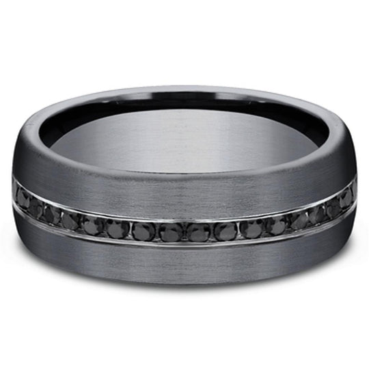 Benchmark Tantalum Black Diamond Satin Finish Band CF717551TA10