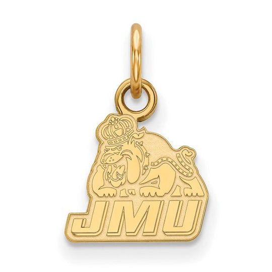 Sterling Silver and Gold Plated James Madison University Pendant GP001JMU