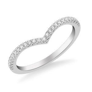 Frederick Goldman 14K White Gold Curved Diamond Band 31-12095W-L.00
