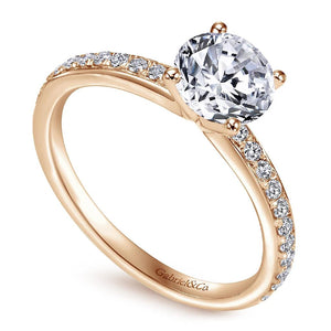 Gabriel 14K Two Tone Diamond Engagement Ring ER7537W44JJ